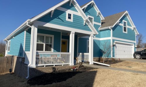 Vibrant Blue Siding