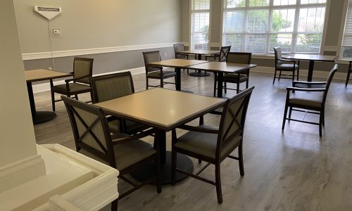 Gray Interior Repainting of Dining Area