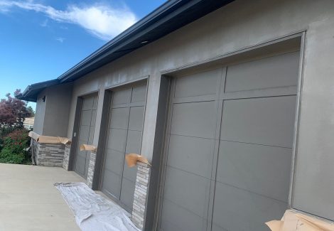 Garage Doors and Stucco Exterior Repaint