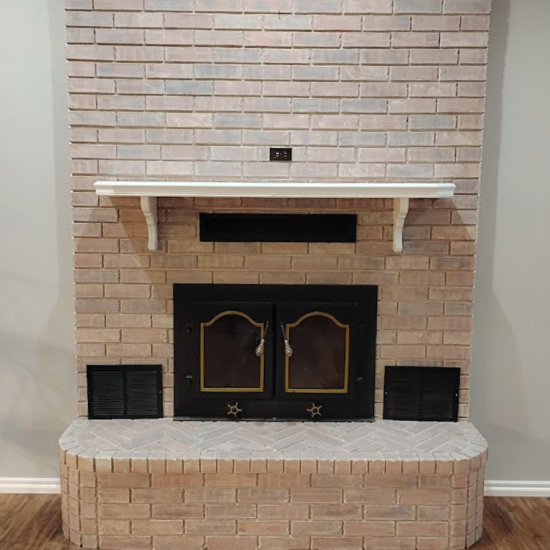 Brick Staining After