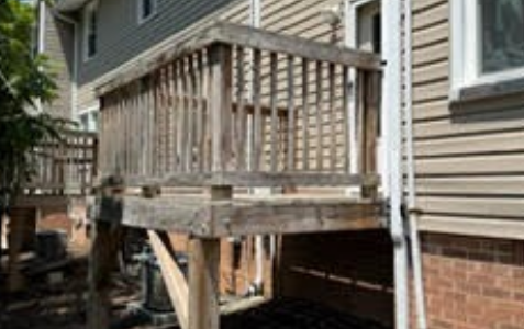 Exterior Deck Before