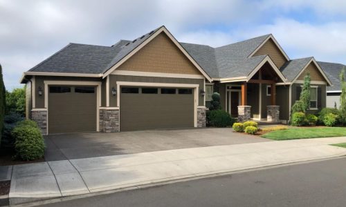 Tan Home Exterior