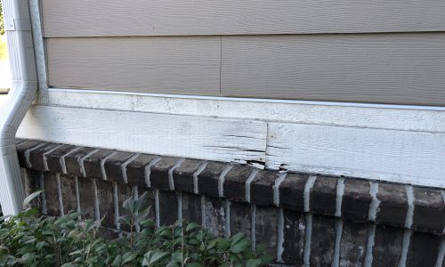 Rotten Trim from Failing Caulk