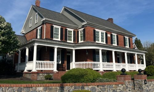 Wraparound Front Porch, Louvered Shutters, and Gable Painting