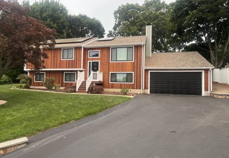 Wood Siding Stain Project