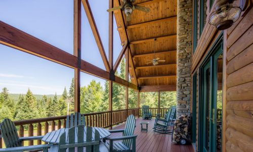 Cabin Deck Staining