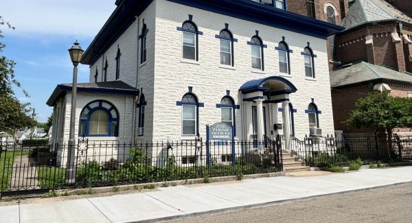 historical building after repaint