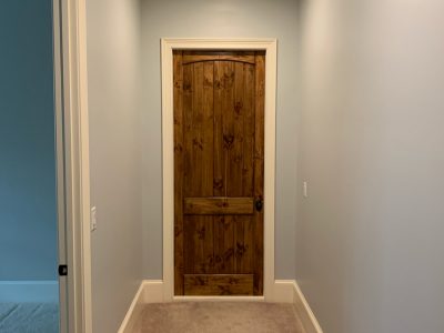 repainted hallway
