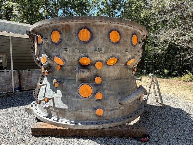 Before Combustion Turbine Casing Painting Preview Image 2