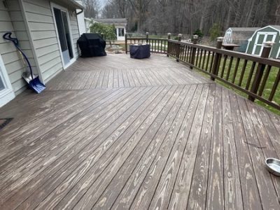 Deck before