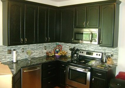 Black Interior House Painting