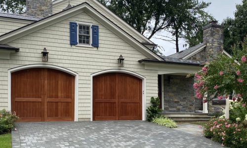 Residential Exterior Door Staining