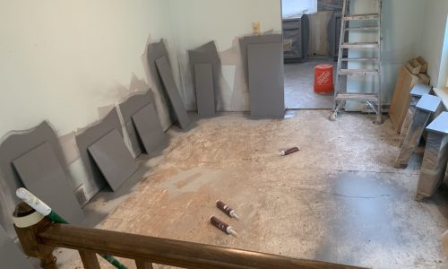 Painting Each Cabinet