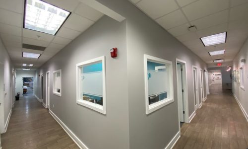 Commercial Office Hallway Painting