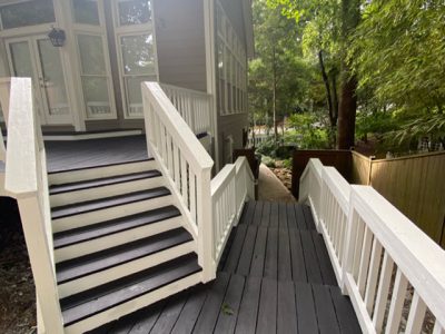 repainted deck in marietta
