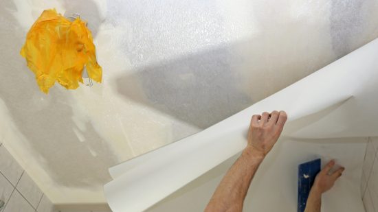Wallpaper installation services installing wallpaper on roof