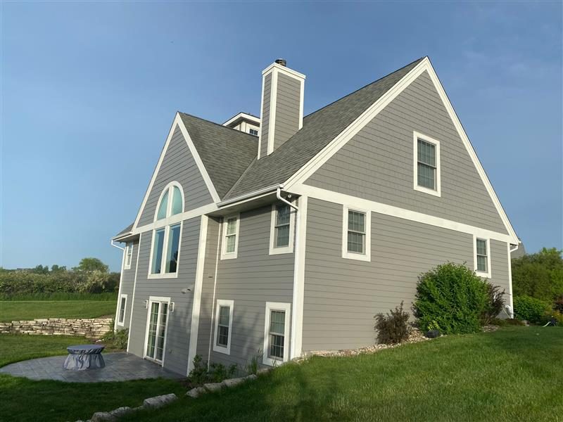 Gray House Exterior in Belgium Preview Image 1