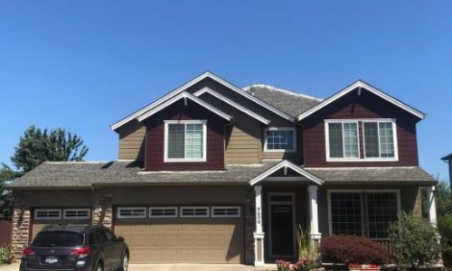 exterior house painting project