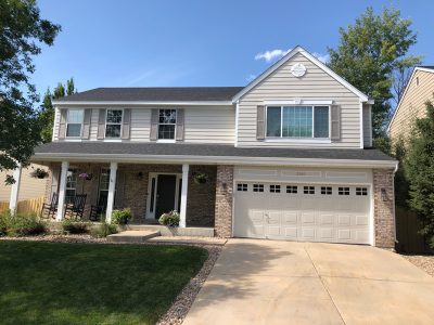 Exterior house painting in Boulder, CO.