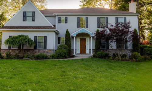 White Stucco Exterior