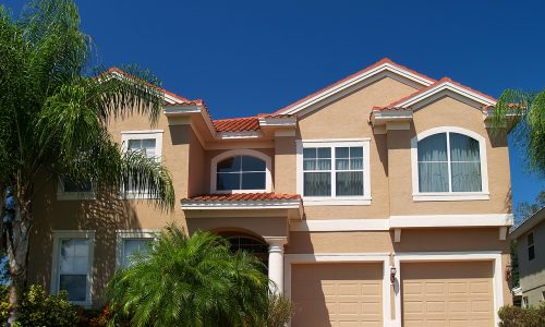 Prepped and painted residence