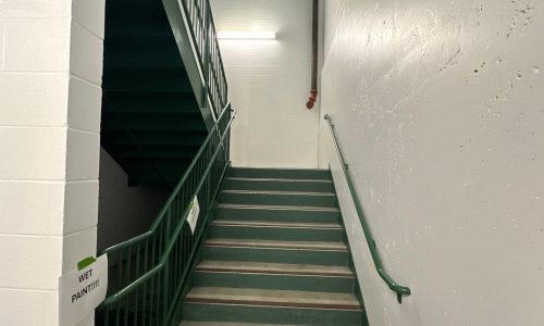 Dayton Dragons Stadium Stairwell After Painting