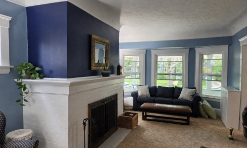 Interior Fireplace & Wall Painting