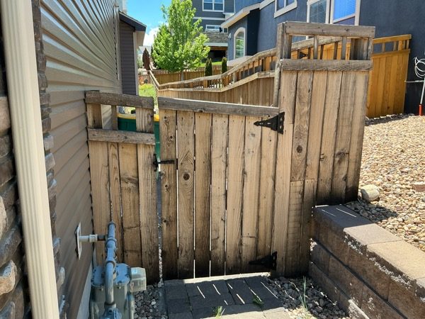 wooden fence before restaining Preview Image 7