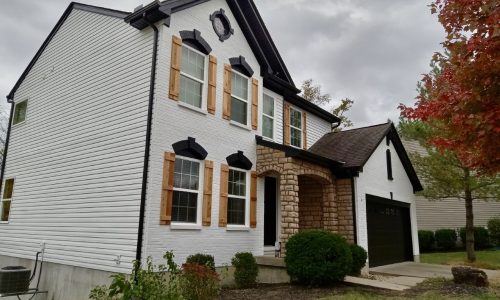 Side of Home After Painting