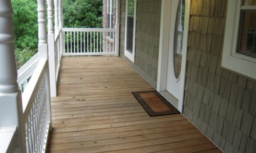 Front Porch Railing, Spindle, and Entryway Trim Painting