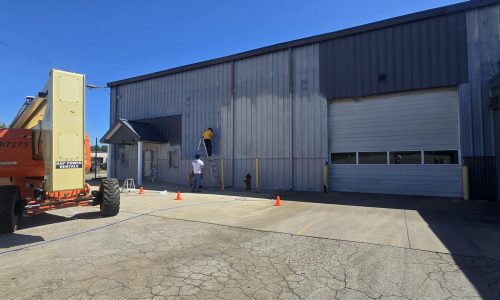 Window Repainting & Restoration (During)
