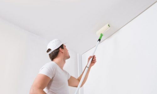 Painting the ceiling