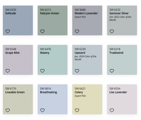Sherwin Williams Colors Of The Year