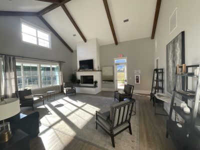 Smith farm after interior painting living room