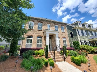 repainted exterior in alpharetta
