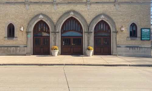 Church Door Staining - St. Mary's
