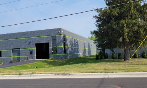 Gray & Green Exterior