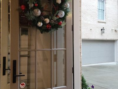 Photo of repainted front door
