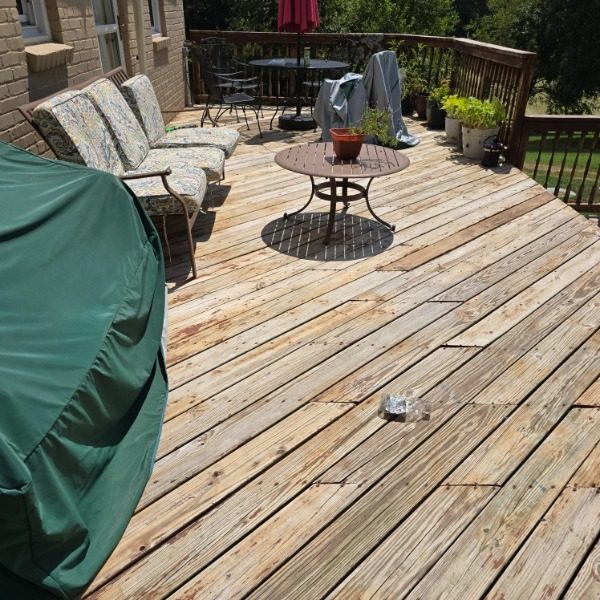 bare wood deck before restain Preview Image 3