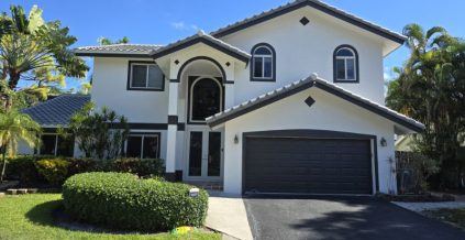 Residential | White and Black House Exterior ...