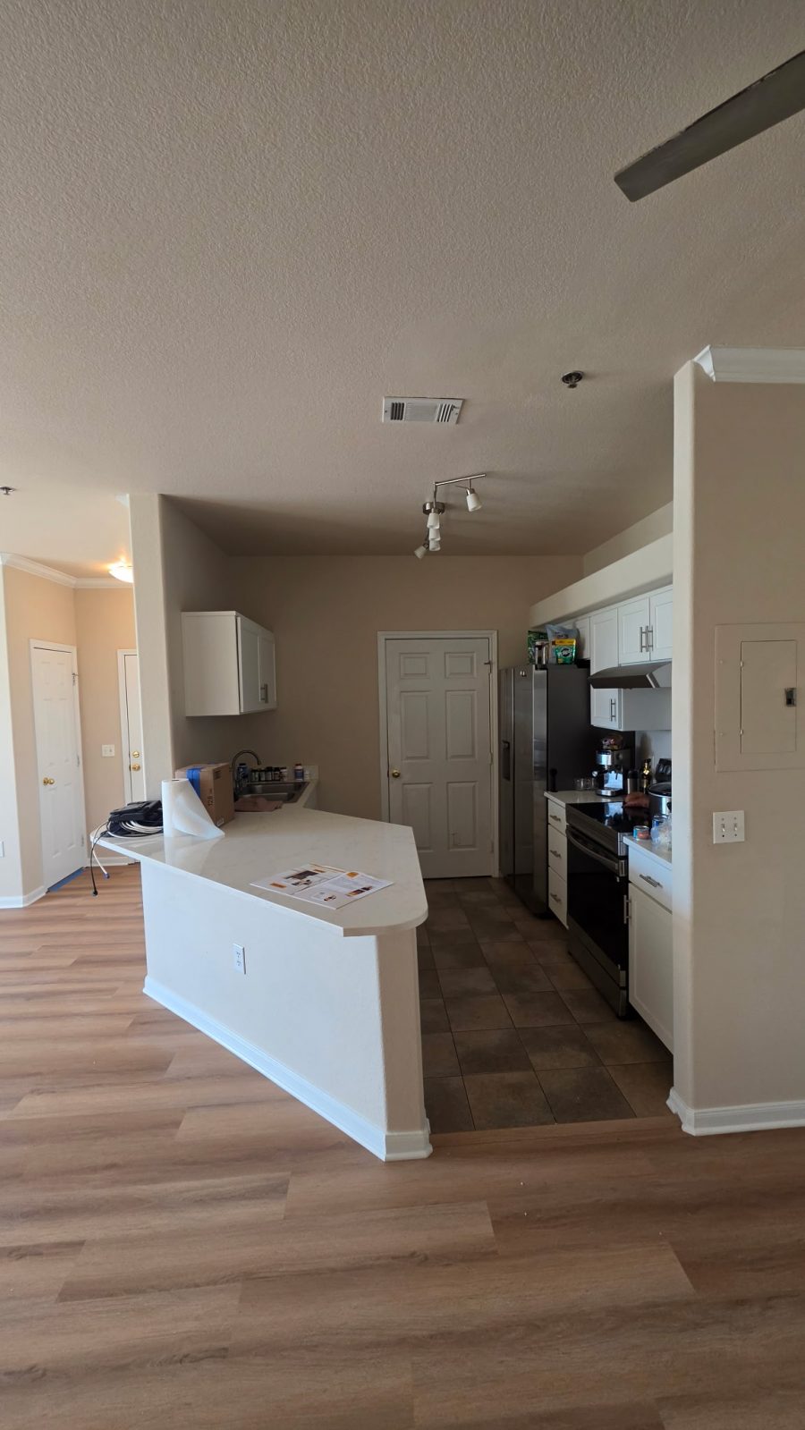 house interior with beige walls and repainted white trim Preview Image 2