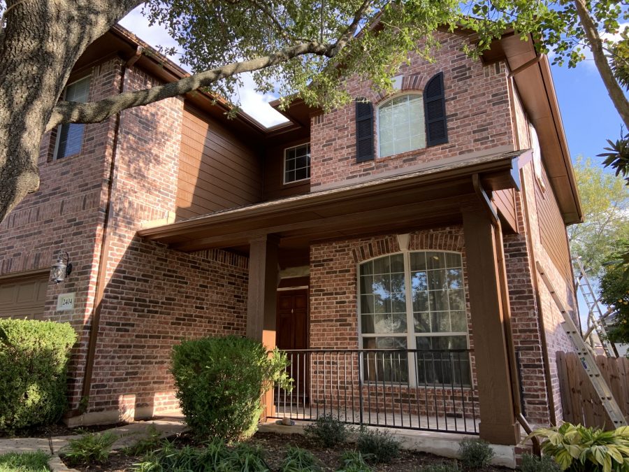 front entrance painted home cedar park tx Preview Image 3