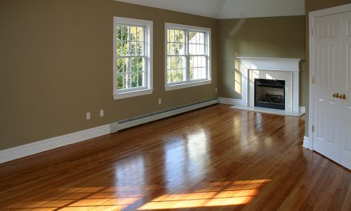 Interior Drywall Painting, Trim Enameling, and Mantel Finishing