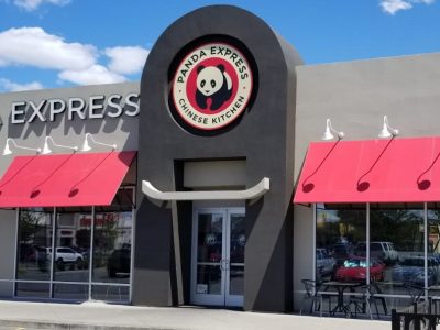 Panda Express exterior painting
