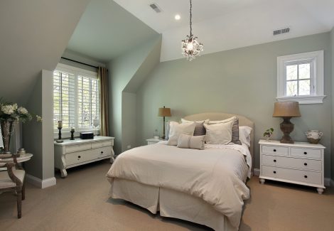 Interior Guest Bedroom Painting