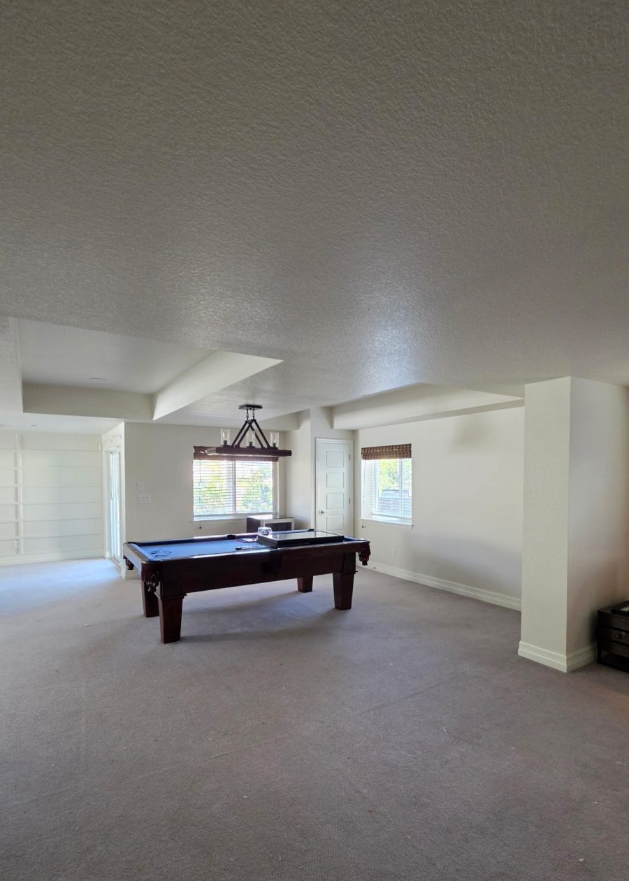 white apinted home interior rec room Preview Image 4