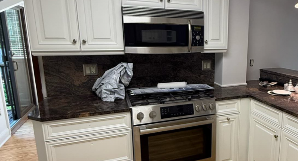White Cabinet Painting Setauket, NY