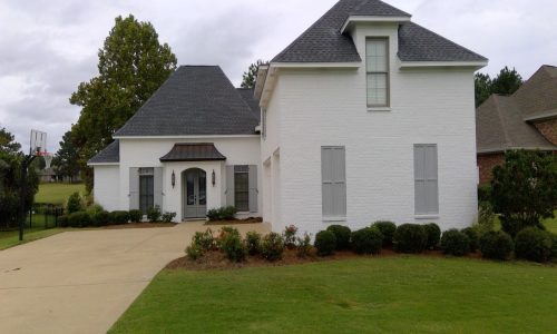 Exterior Brick Painting in Madison, MS