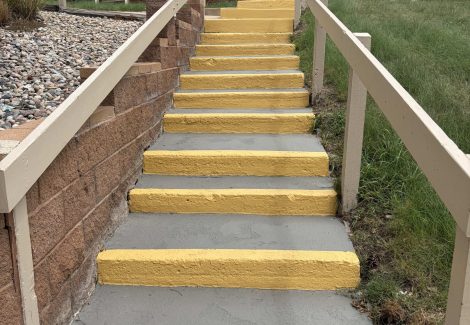 Concrete Stairway Painting Service