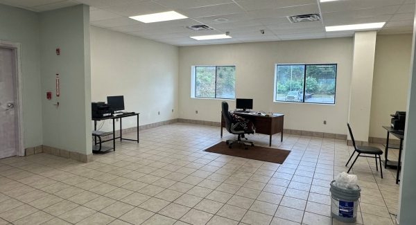 truck stop interior after painting